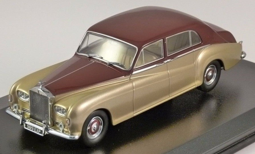 Oxford 1/43 Rolls Royce Phantom V James (Young Burgundy/Silversand)