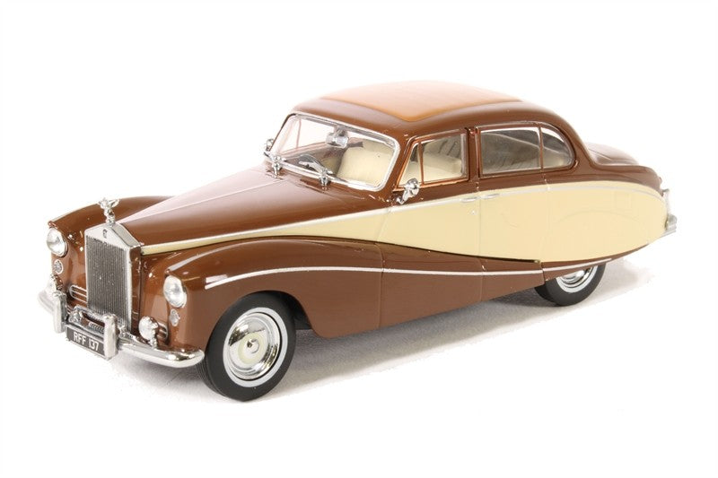Oxford 1/43 Rolls Royce Silver Cloud Hooper Empress (Brown/Cream)