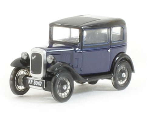 Oxford 1/76 Austin Seven RN Saloon (Light Royal Blue)