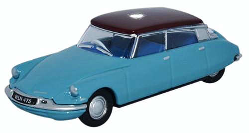 Oxford 1/76 Citroen DS19 Monte Carlo (Blue/Aubergine)
