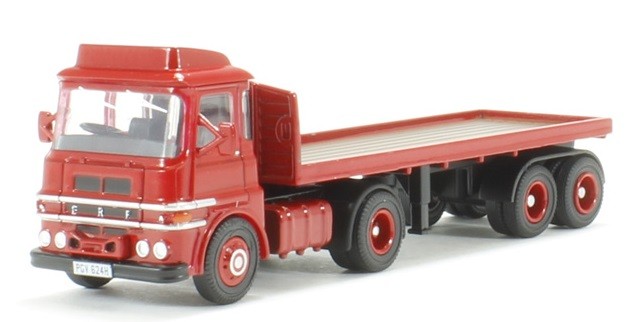 Oxford 1/76 ERF LV Flatbed (Red)