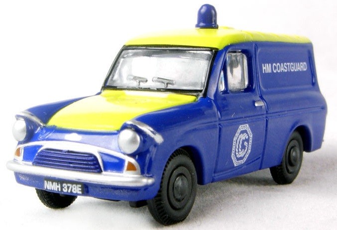 Oxford 1/76 Ford Anglia Van HM Coastguard