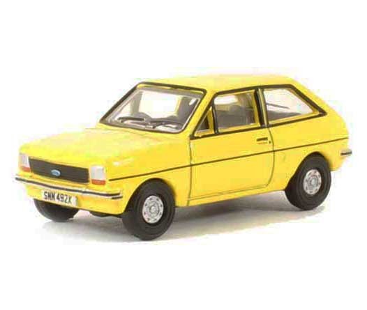 Oxford 1/76 Ford Fiesta MkI (Jasmine Yellow) 76FF003