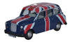 Oxford 1/76 FX4 Taxi Union Jack (Blue) 76FX4006