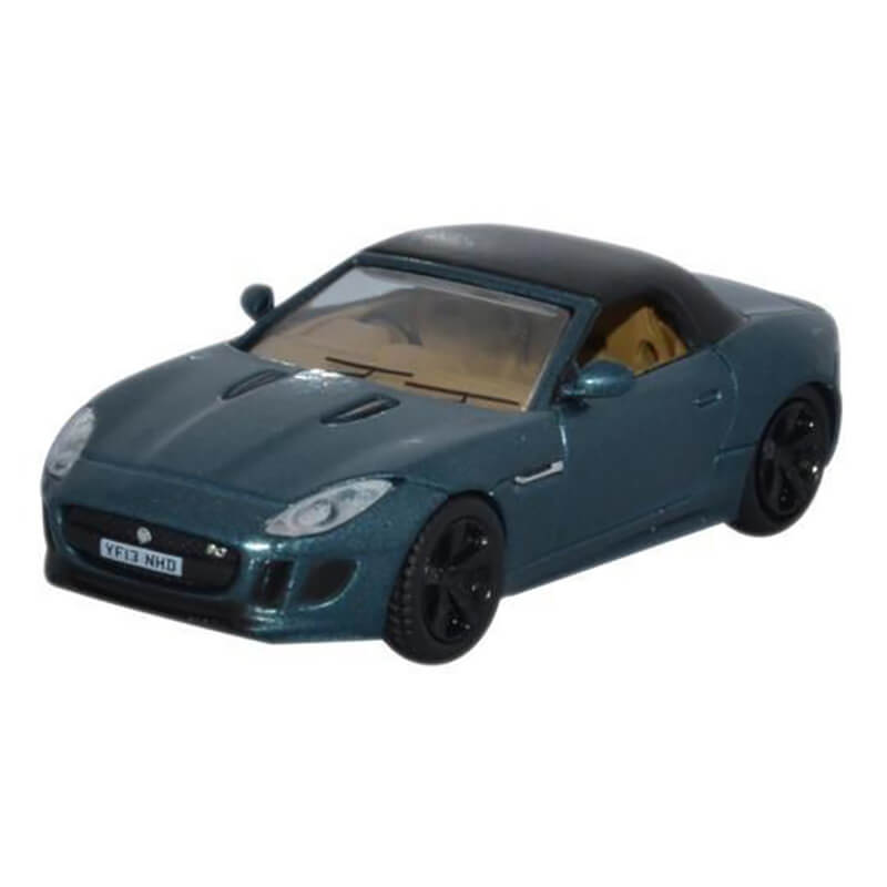 Oxford 1/76 Jaguar F Type British Racing (Metallic Green)