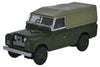 Oxford 1/76 Land Rover Series II Canvas Back (Bronze Green)