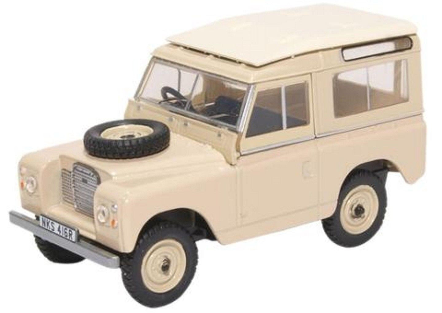 Oxford 1/76 Land Rover Series III Station Wagon (Limestone)