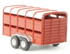 Oxford 1/76 Livestock Trailer (Red)