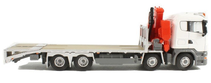 Oxford 1/76 Scania Crane Lorry White