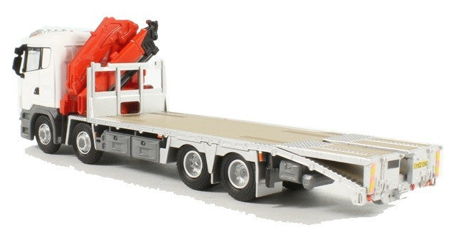 Oxford 1/76 Scania Crane Lorry White