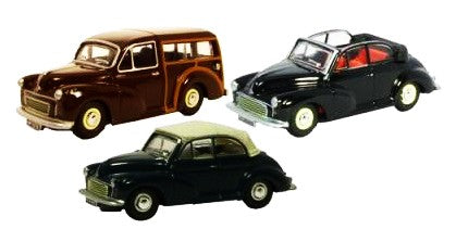 Oxford 1/76 Triple Morris Minor Set