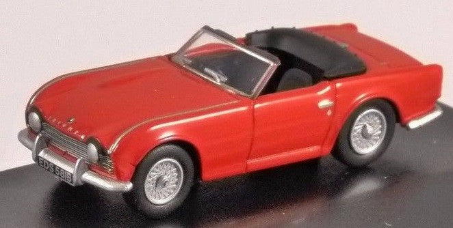 Oxford 1/76 Triumph TR4 (Signal Red)