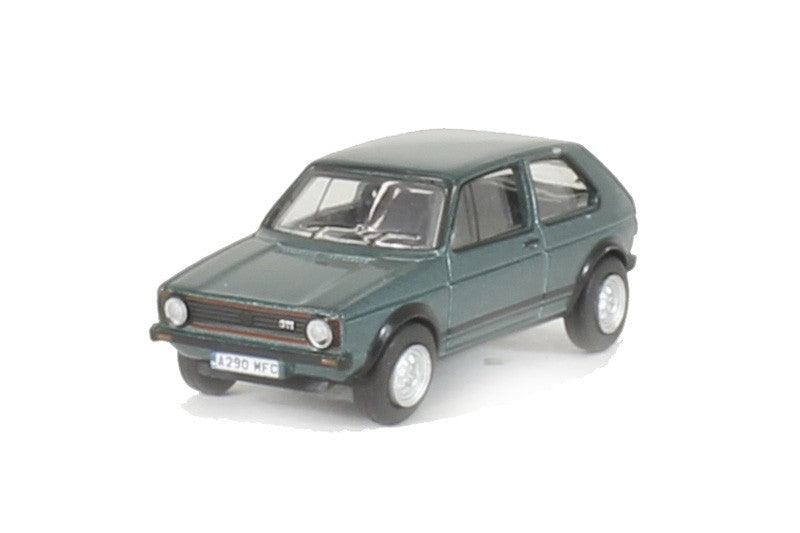 Oxford 1/76 Volkswagen Golf GTI Mk 1 (Lhasa Green Metallic) 76GF005