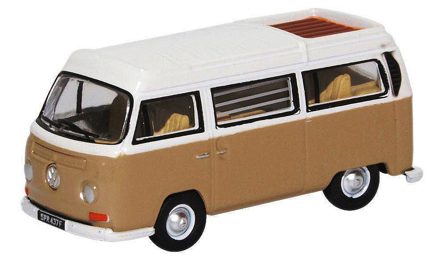 Oxford 1/76 VW Bay Window Camper (Savannah Beige/White)