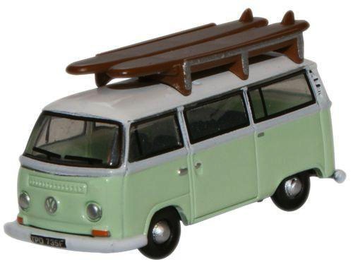 Oxford 1/76 VW Bus (Birch Green/White)