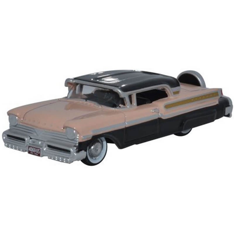 Oxford 1/87 1957 Mercury Turnpike (Black/Pastel Peach)