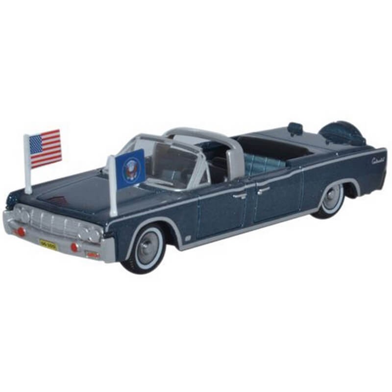 Oxford 1/87 1961 Lincoln Continental X 100 (Presidential Blue Metallic)