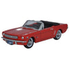 Oxford 1/87 1965 Ford Mustang Convertible (Poppy Red)
