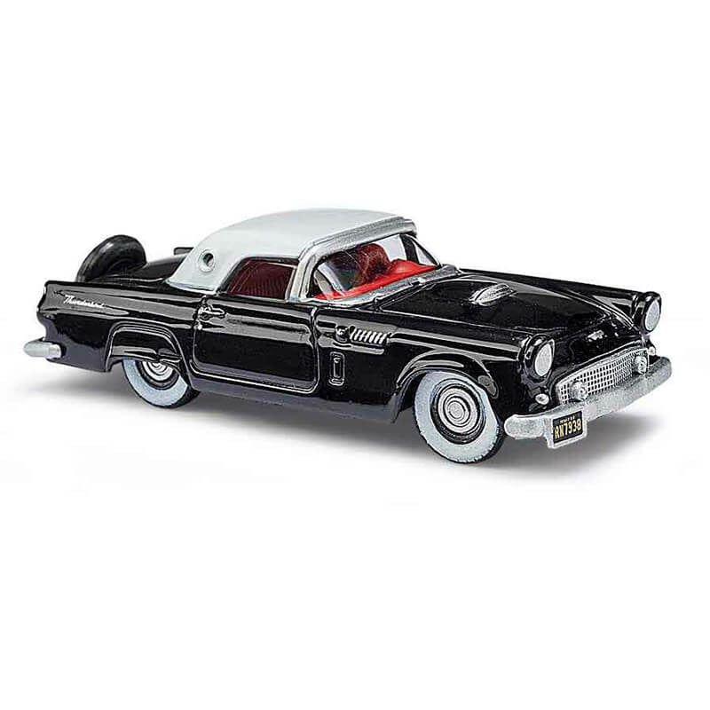 Oxford 1/87 1965 Ford Thunderbird (Raven Black_Colonial White)