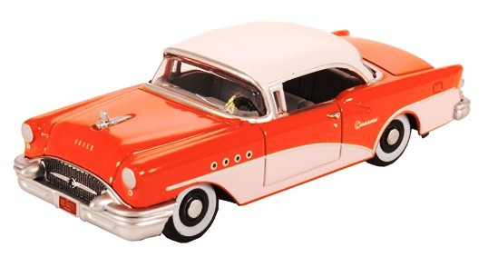 Oxford 1/87 Buick Century 1955 (Coral/Polo White)