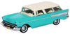 Oxford 1/87 Chevrolet Nomad 1957 (Surf Green/India Ivory)