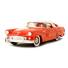 Oxford 1/87 Ford Thunderbird 1956 (Fiesta Red_Colonial White)