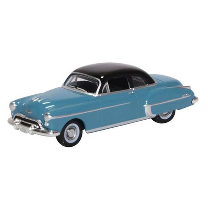 Oxford 1/87 Oldsmobile Rocket 88 Coupe 1950 (Crest Blue/Black)