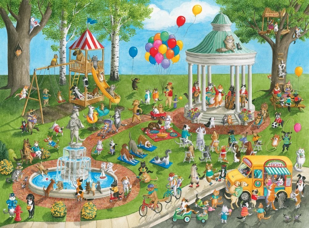 Pet Park by Ingrid Slyder 300 pcs Puzzle