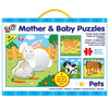 Pets 4 x 16pcs Mother & Baby Puzzles