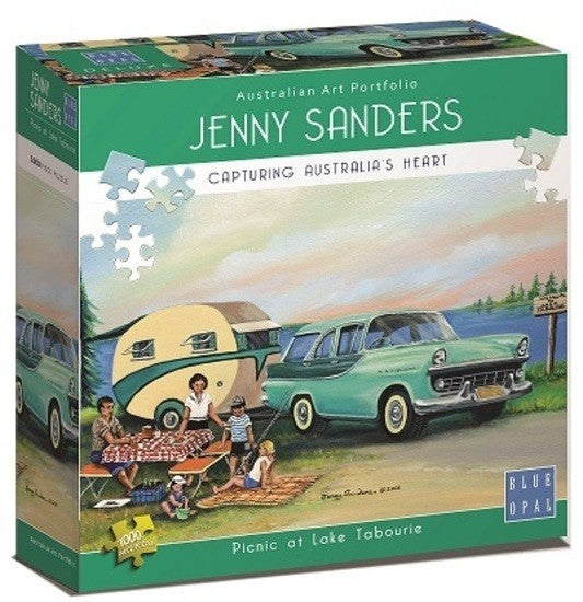 Picnic at Lake Tabourie by Jenny Sanders 1000pc Puzzle
