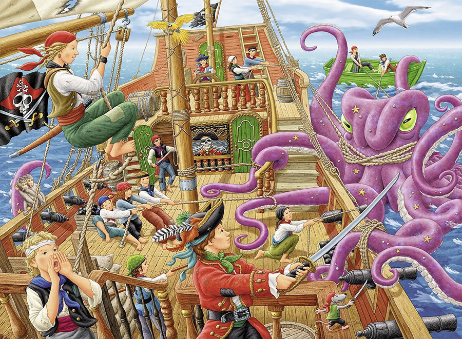 Pirate Boat Adventure by Frank Bayer 100pcs XXL Puzzle