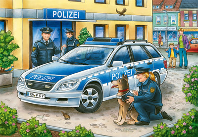 Police and Firefighters by Joachim Krause 2x12pcs Puzzle
