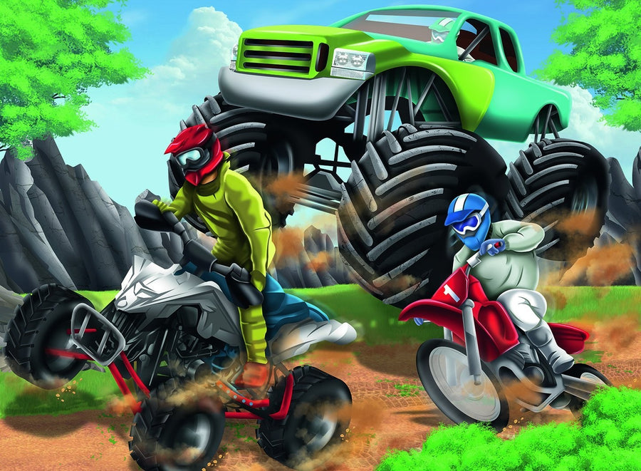 Power Vehicles 200pcs XXL Puzzle