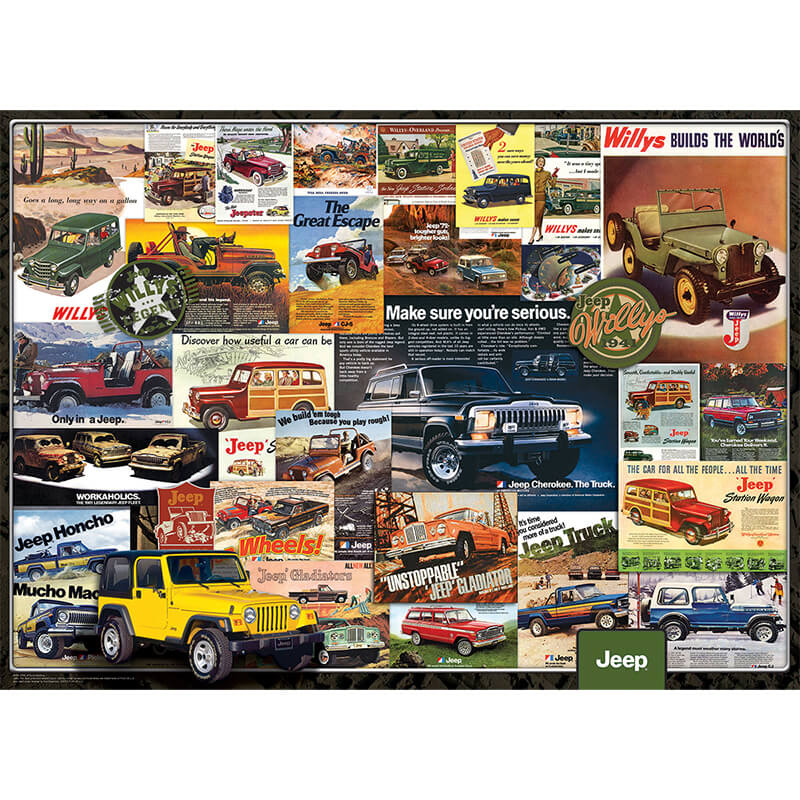 Jeep Advertising Collection 1000pc Puzzle