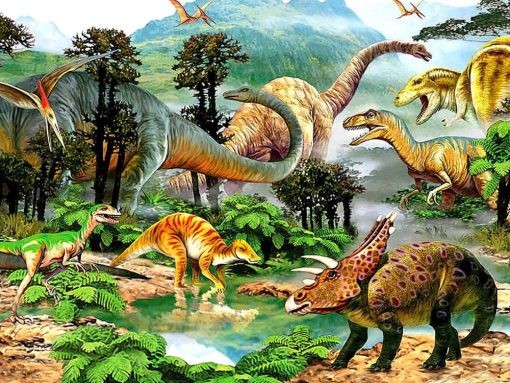 Prehistoric World 500pc Puzzle