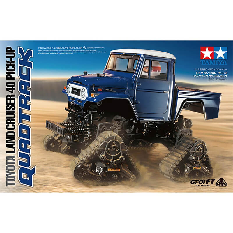 Tamiya 1/12 Toyota Land Cruiser 40 Pick-Up Quadtrack (GF01 Chassis) RC Kit