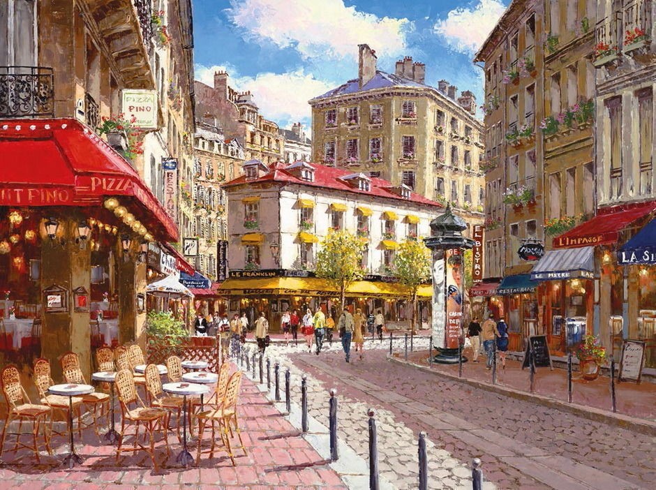 Quaint Shops by Sam Park 500pcs Puzzle