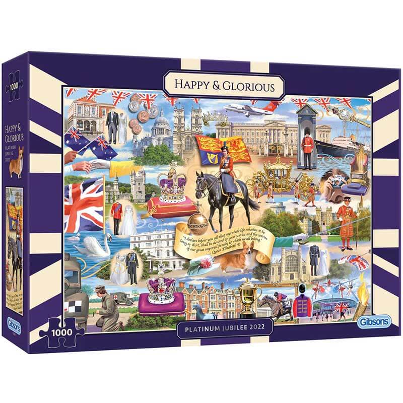 Happy & Glorious Platinum Jubilee 2022 1000pc Puzzle