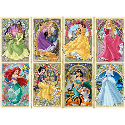 Disney Art Nouveau Princesses 1000pcs Puzzle