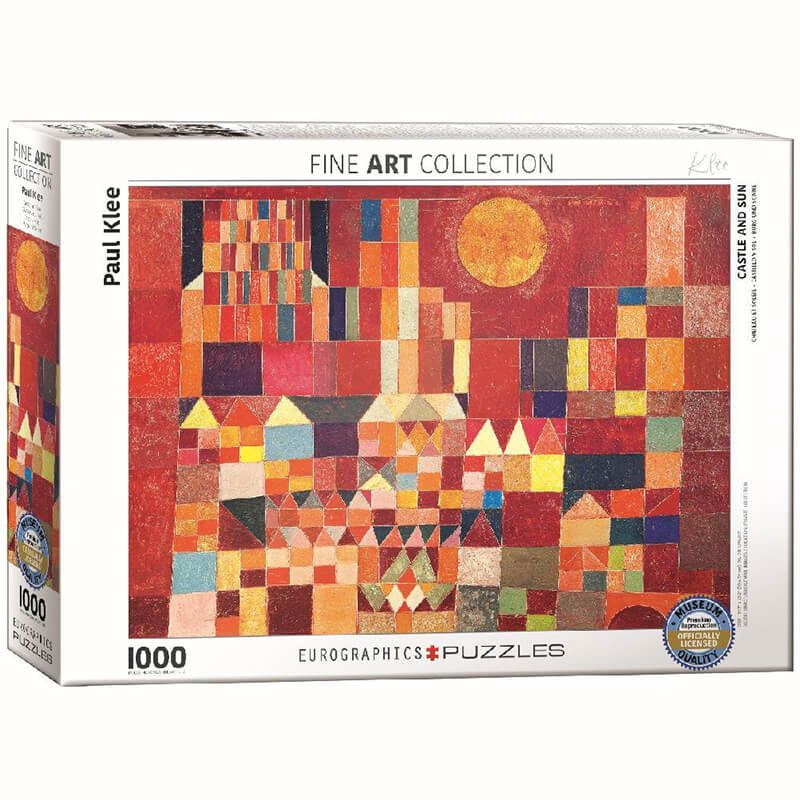 Castle And Sun by Paul Klee 1000pc Puzzle