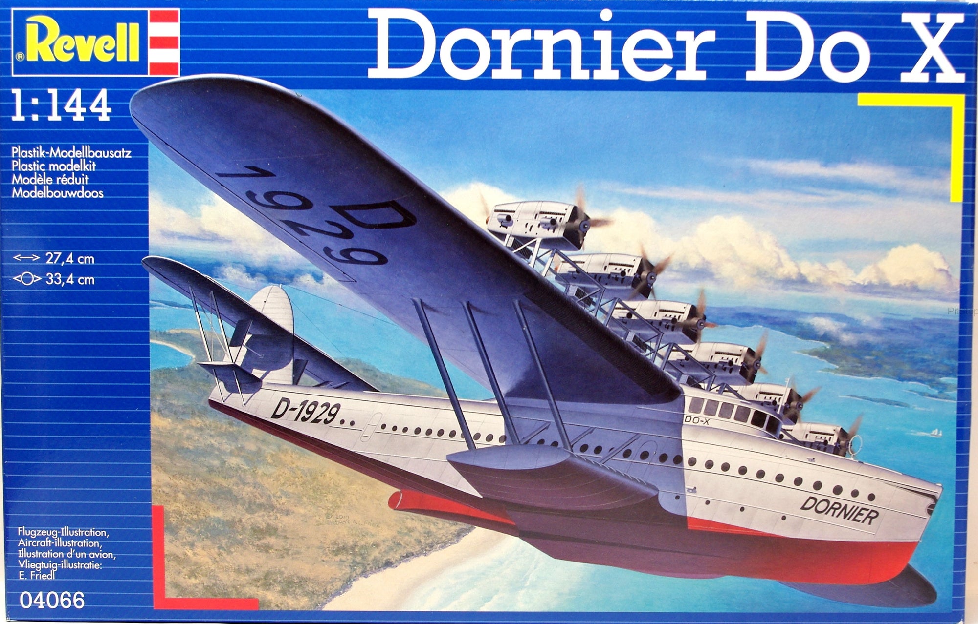 Revell 1/144 Dornier Do X Kit 95-04066