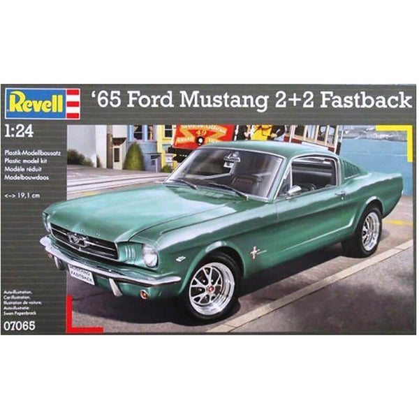 Revell 1/24 1965 Ford Mustang 2+2 Fastback Kit - Hobbies N Games