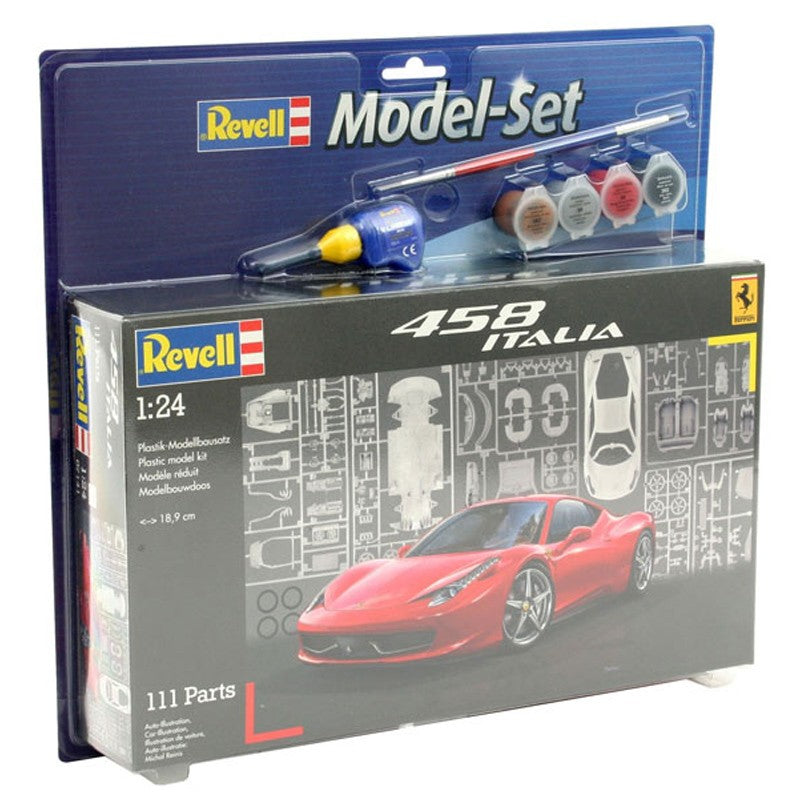 Revell 1/24 458 Italia Kit incl. Aqua Color 95-67141