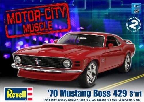 Revell 1/24 '70 Mustang Boss 429 3 'n 1 Kit 95-85-2149