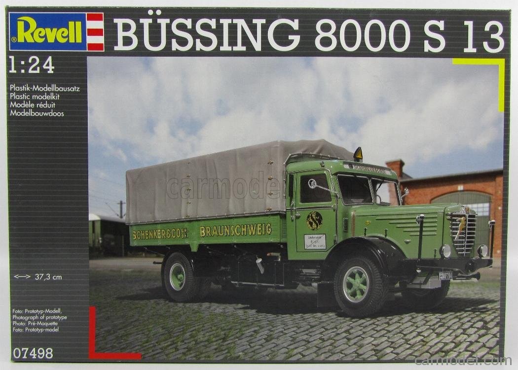 Revell 1/24 Büssing 8000 S13 Kit 95-07498
