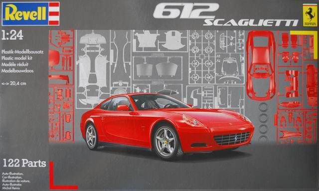 Revell 1/24 Ferrari 612 Scaglietti Kit 95-07198