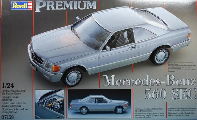 Revell 1/24 Mercedes Benz 560 SEC Kit 95-07158
