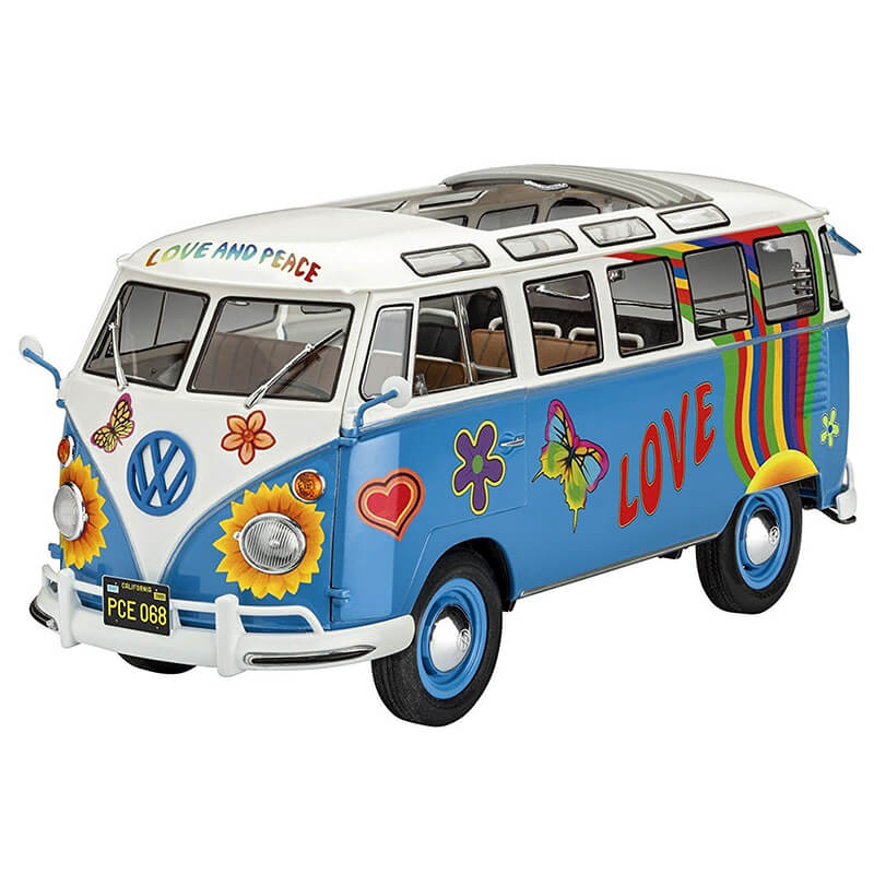 Revell 1/24 VW 1 Samba Bus Flower Power Kit