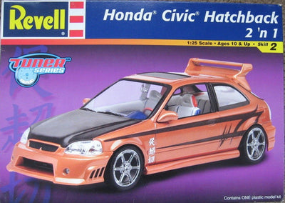 Revell 1/25 Honda Civic Hatchback 2 'n 1 Kit 95-85-2389