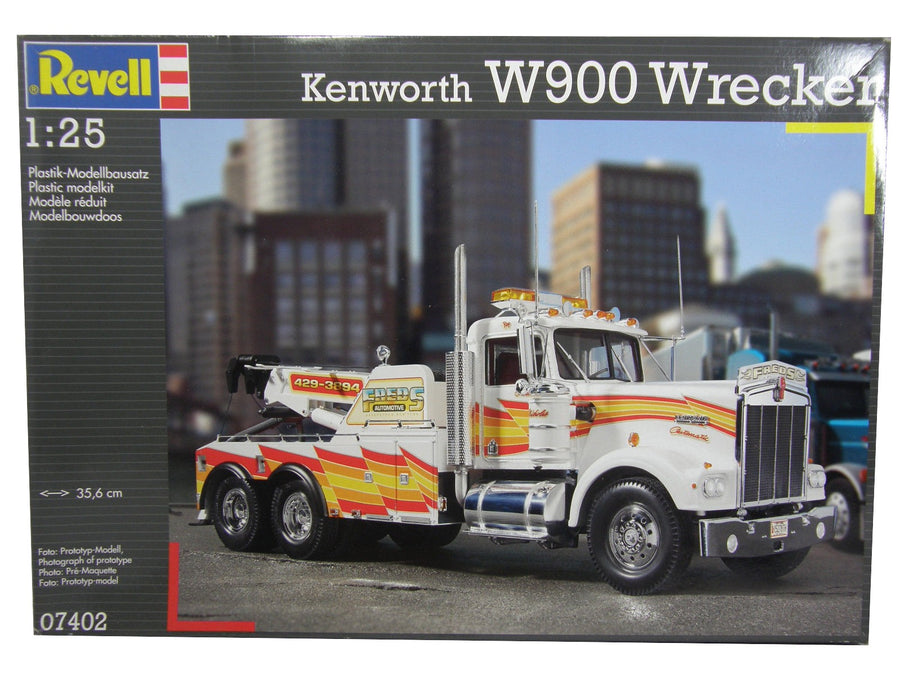 Revell 1/25 Kenworth W900 Wrecker Kit 95-07402